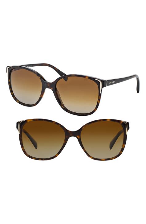 prada 55mm cat eye sunglasses.